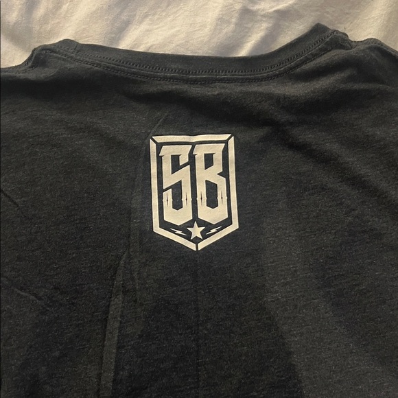 Savage Barbell Charcoal 'Let's Bang' Tee - Picture 4 of 4